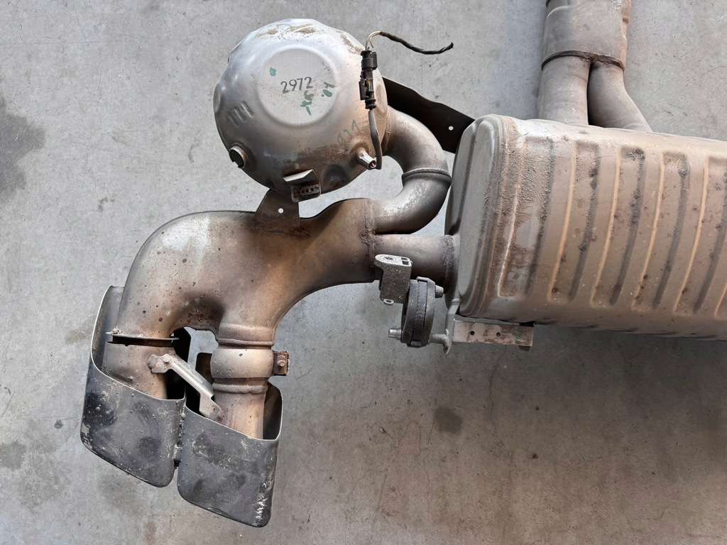 фото №14, Audi sq7 q7 4m 2015-2024 4.0 tdi гаситель выпускной выхлоп активный