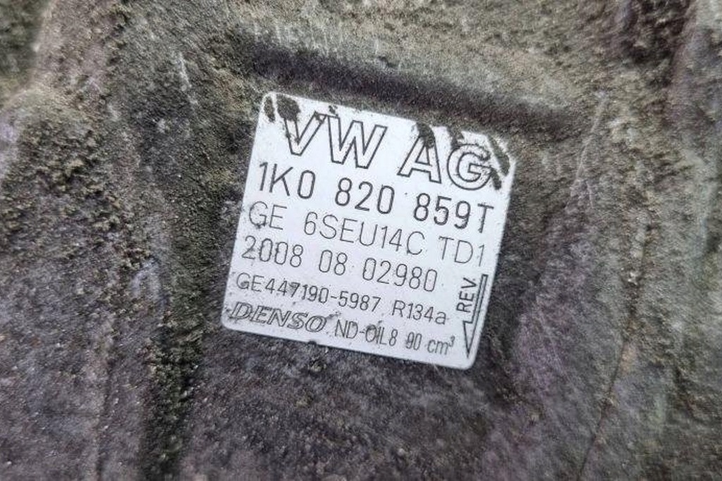 фото №7, Компрессор кондиционера vw passat b7 alltrack 365 6seu14c 1.39l бензиновый