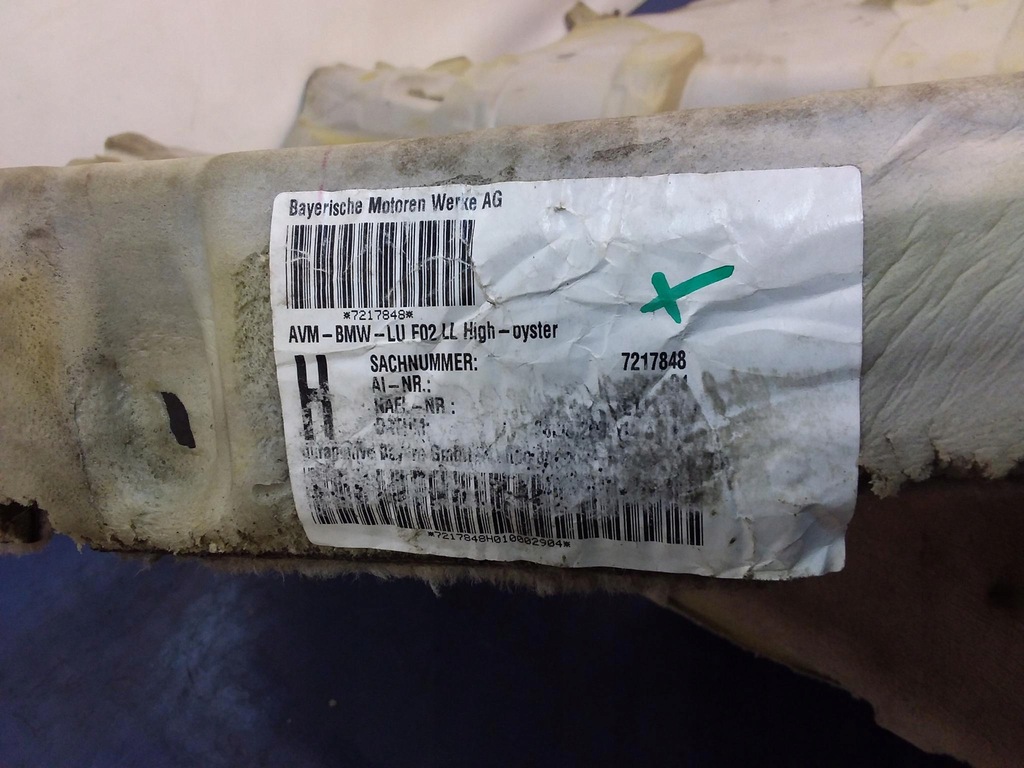 фото №7, Bmw 7 f02 обшивка коврик пол перед 7217848