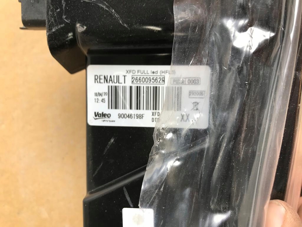 фото №4, Лампа левая перед renault talisman led 266056053r nowa оригинал