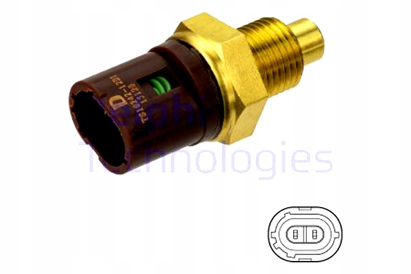 фото №2, Датчик температури рідина охолоджуючий delphi ts10490 renault mascott