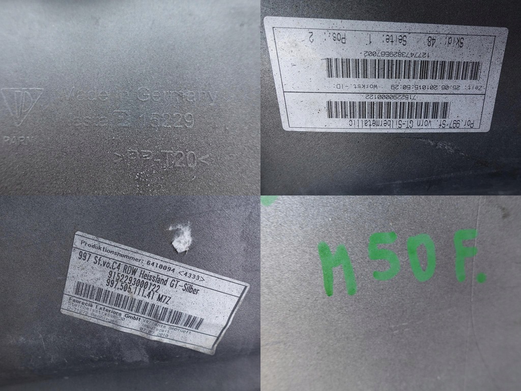 фото №12, Porsche 997 911 lift 09-12 бампер перед sprysk