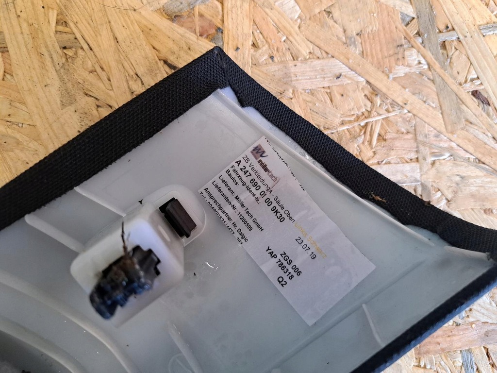 фото №8, Mercedes w247 b-klasa защита стойка a правая перед czarna