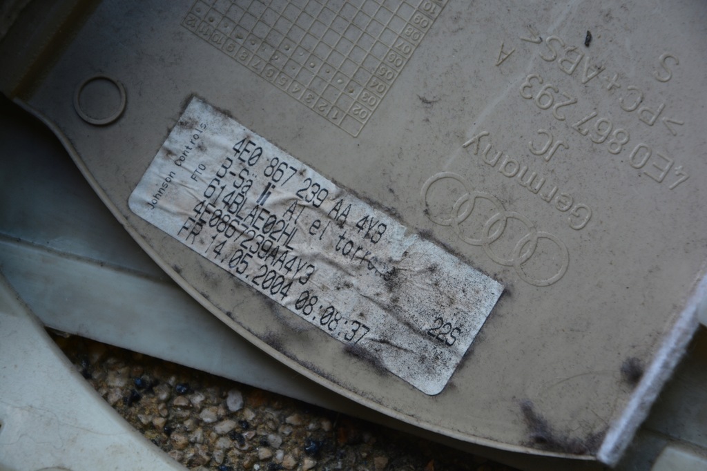 фото №9, Захист обшивка стійка b верхній audi a8 d3 long 4e0867239aa 4e0867293a