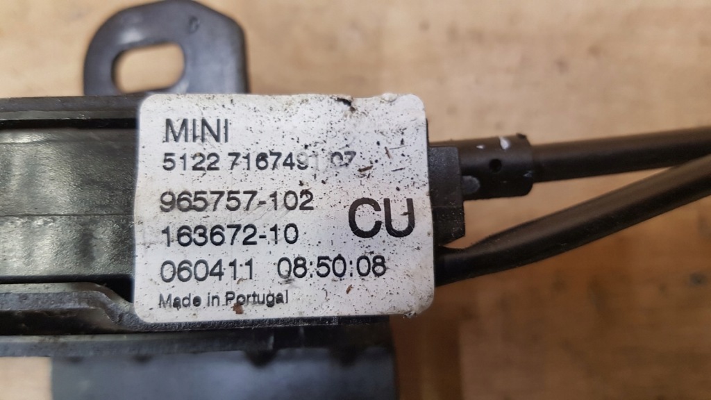 фото №3, Замок двері задня задній правий mini cooper ii r55