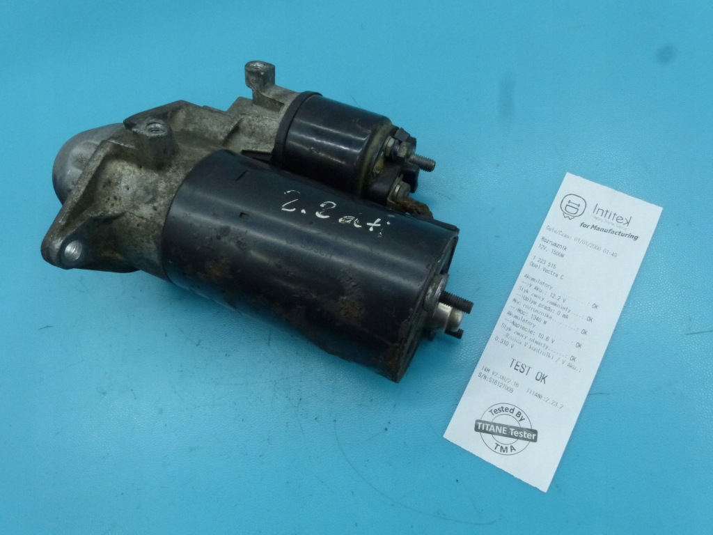 фото №1, Test стартер opel vectra c 2.2 dti