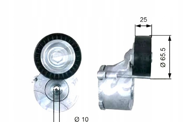 Gates натягувач ремінь багаторучейковий citroen nemo f Ціна