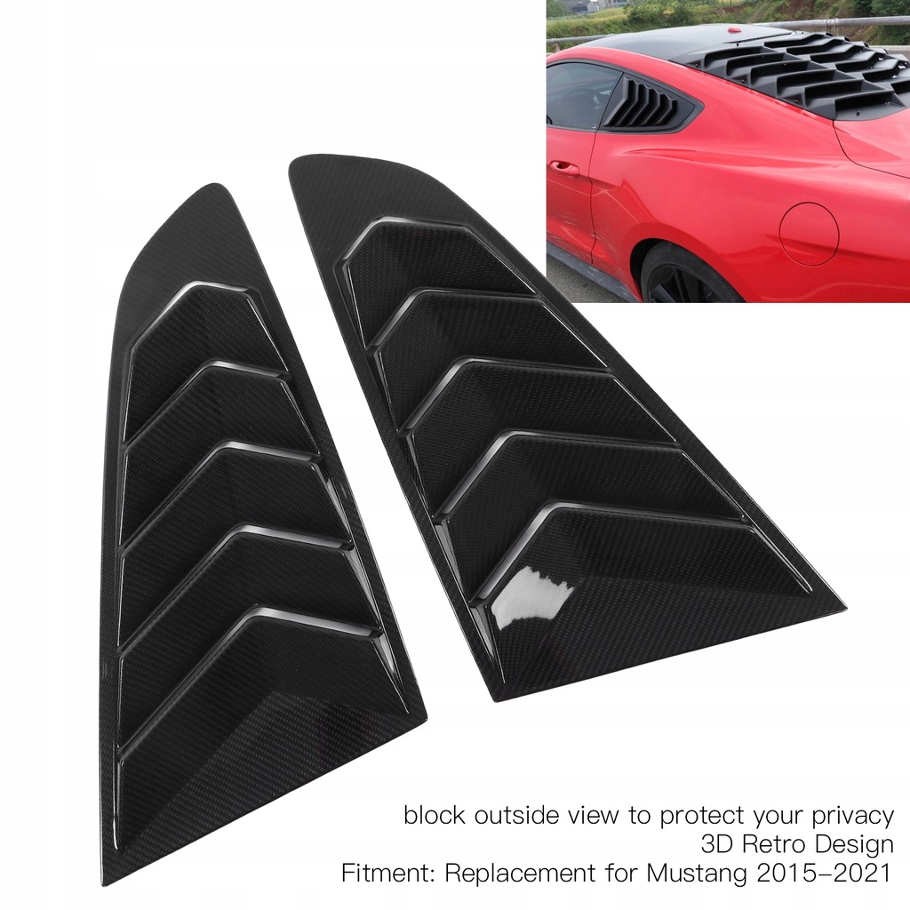 фото №9, 2 szt. жалюзи задний боковой стекло с волокна