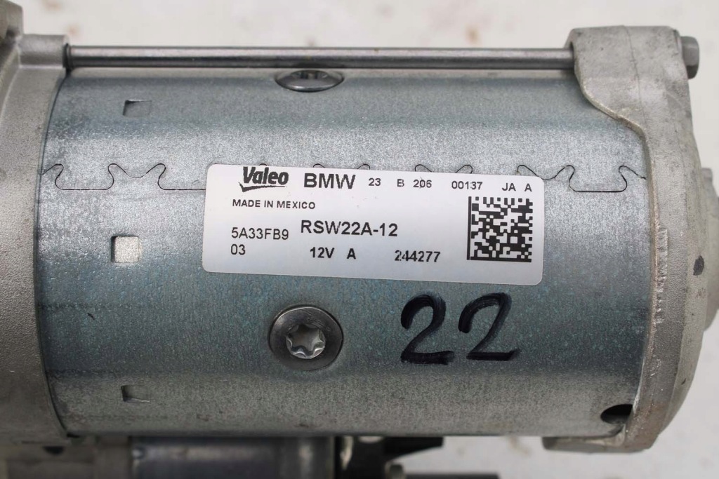Bmw стартер valeo 5a33fb9 двигун 2.0 b46d b48 бензин 12415a33fb9 12 41 Зі Шроту