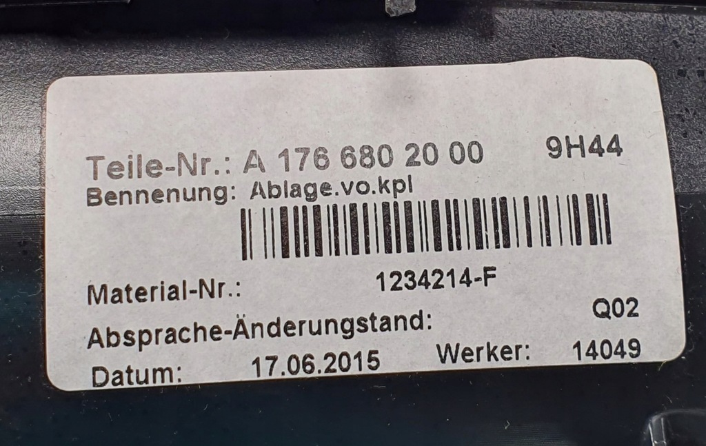 фото №8, Рамка захист dekor перемикання передач mercedes w176