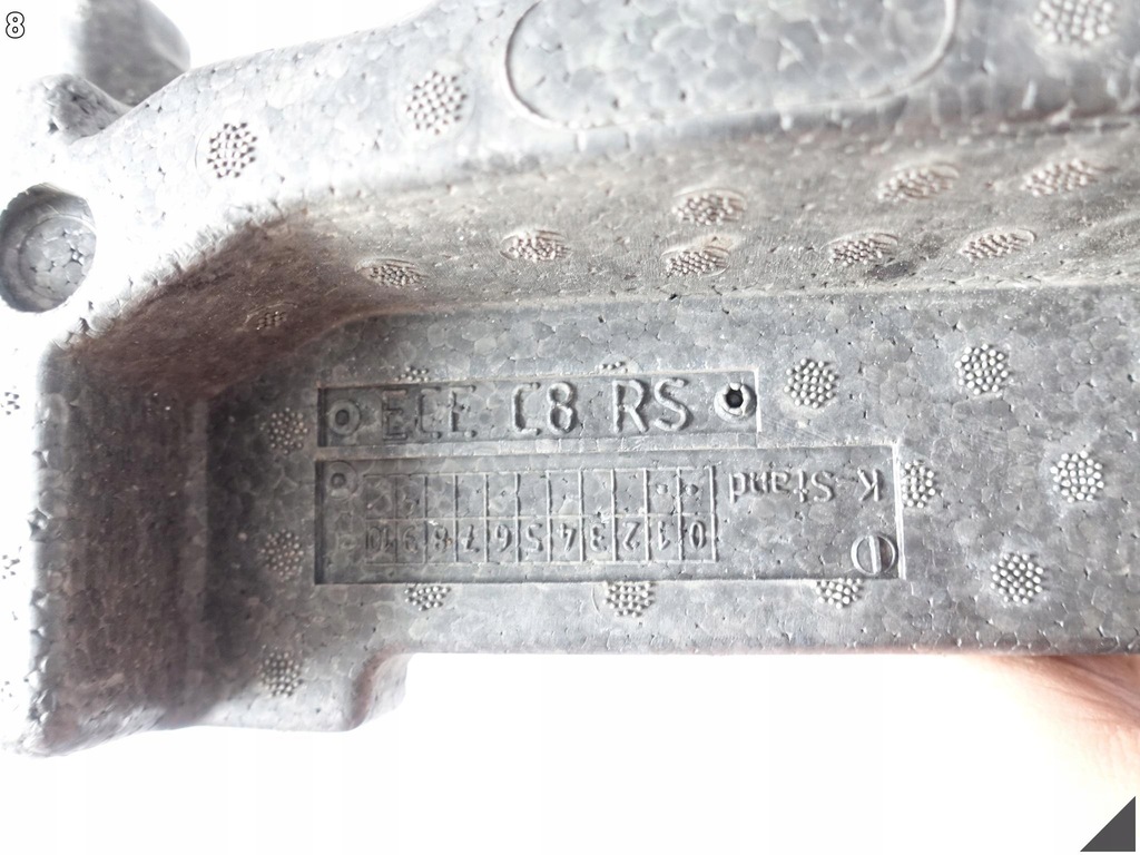 фото №9, Audi rs6 rs7 c8 4k0 4k8 19- абсорбер пена бампер перед балка + датчик