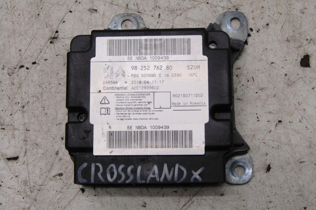 Купить Модуль датчик подушек подушка безопасности opel crossland x 9825276280
