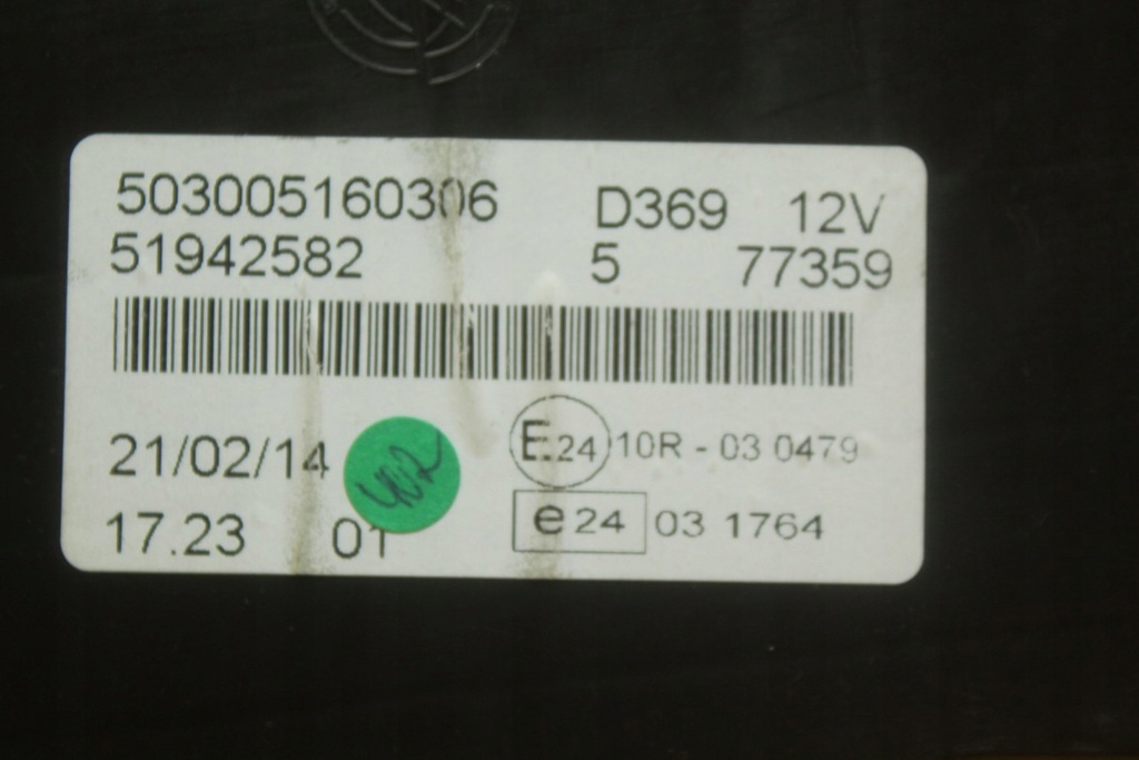 фото №9, Лічильник прилади fiat doblo ii 51942582 503005160306