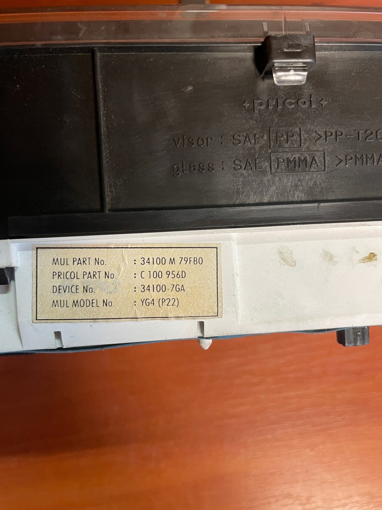 фото №7, Suzuki alto v 1.1 бензин лічильник прилади 34100m79fb0