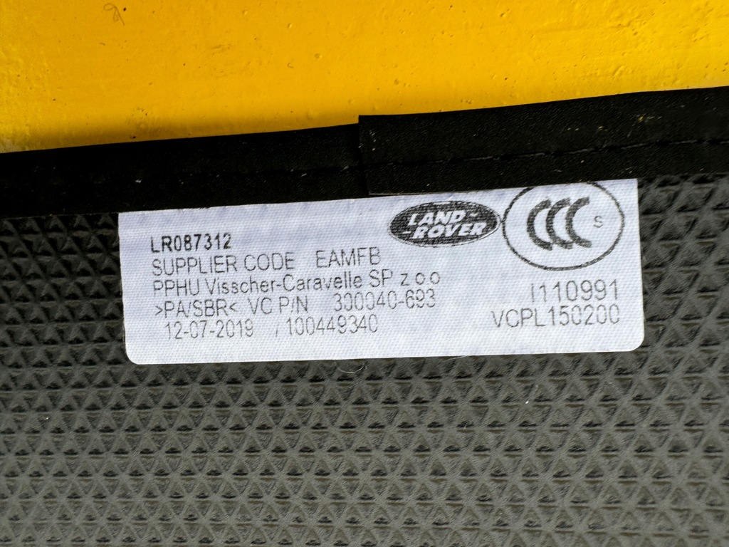 фото №10, Land rover discovery sport 15r- коврики комплект lr087312 nowe