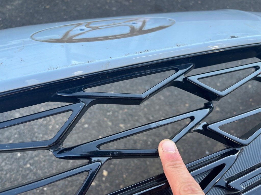 фото №10, Бампер передний hyundai i10 n line решётка радиатора