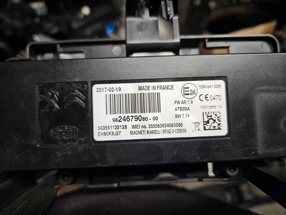 Купить Модуль блок управления bluetooth peugeot 2008 9824679080