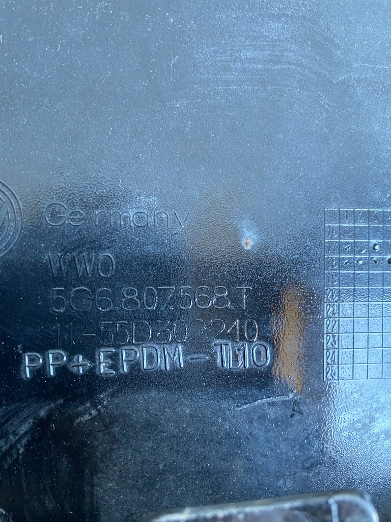 фото №14, Спойлер диффузор задняя vw golf vii r line hb