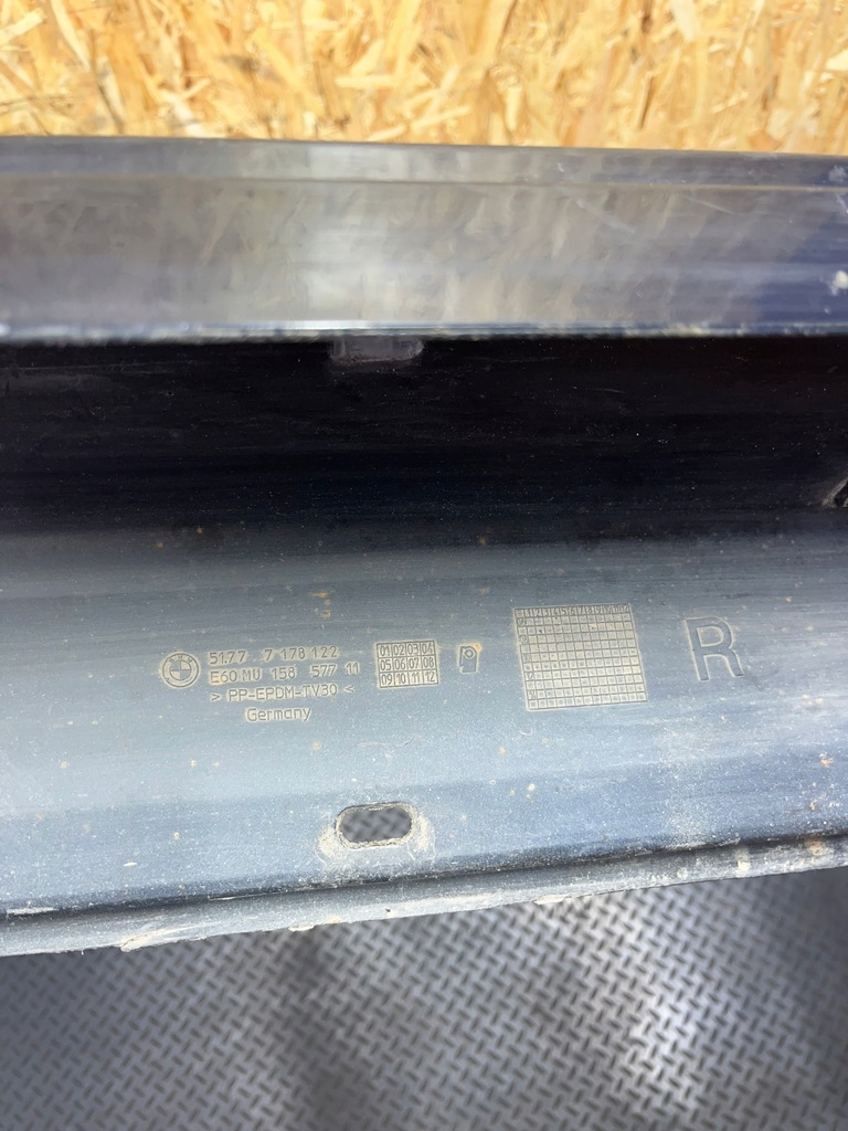 фото №12, Накладка поріг молдинг bmw e60 e61 a35/5 monacoblau права