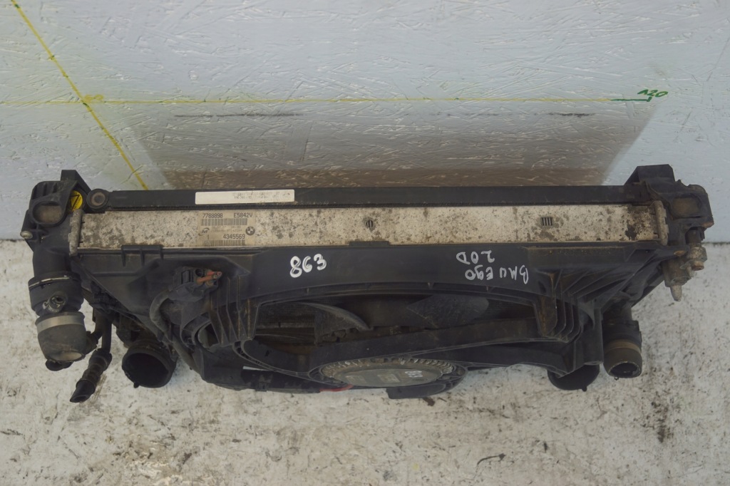 Радиатор вентилятор bmw e90 e91 2.0d с Разборки