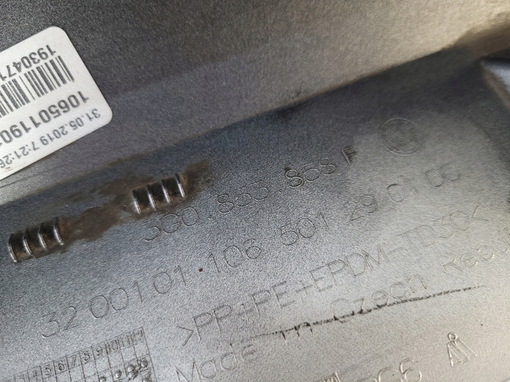 фото №12, Молдинг порог правая vw passat b8 хром 3g0853858f