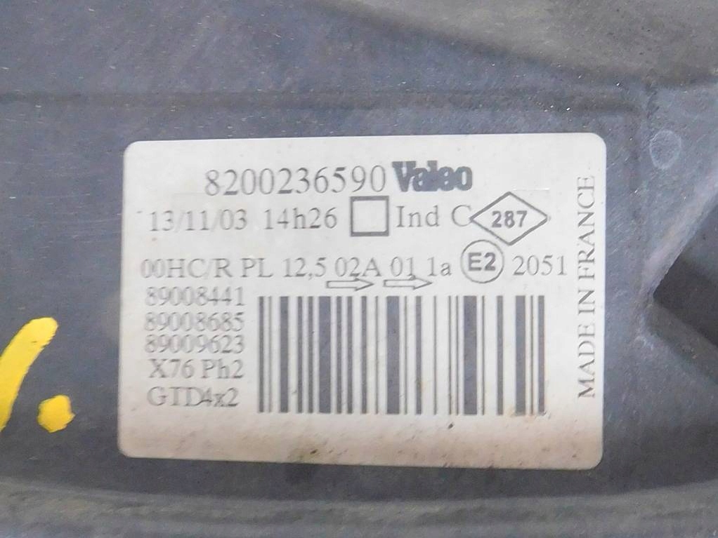 фото №8, Renault kangoo 2003r лампа левый перед