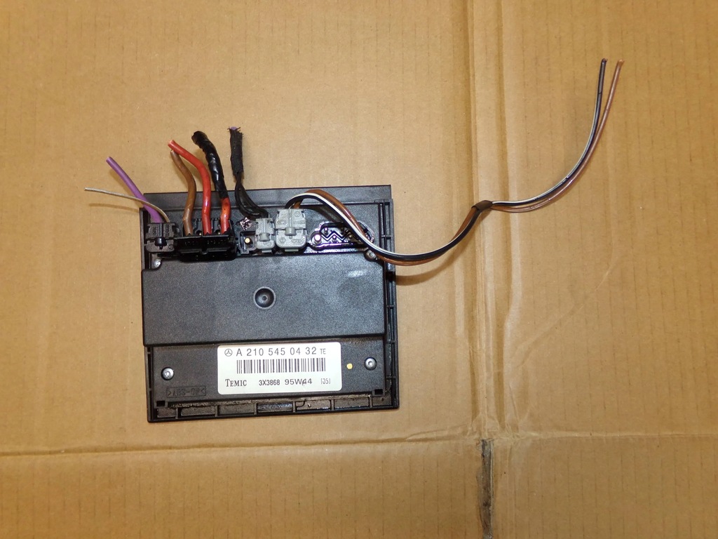 фото №1, Модуль вентилятора 2105450432te mercedes w210