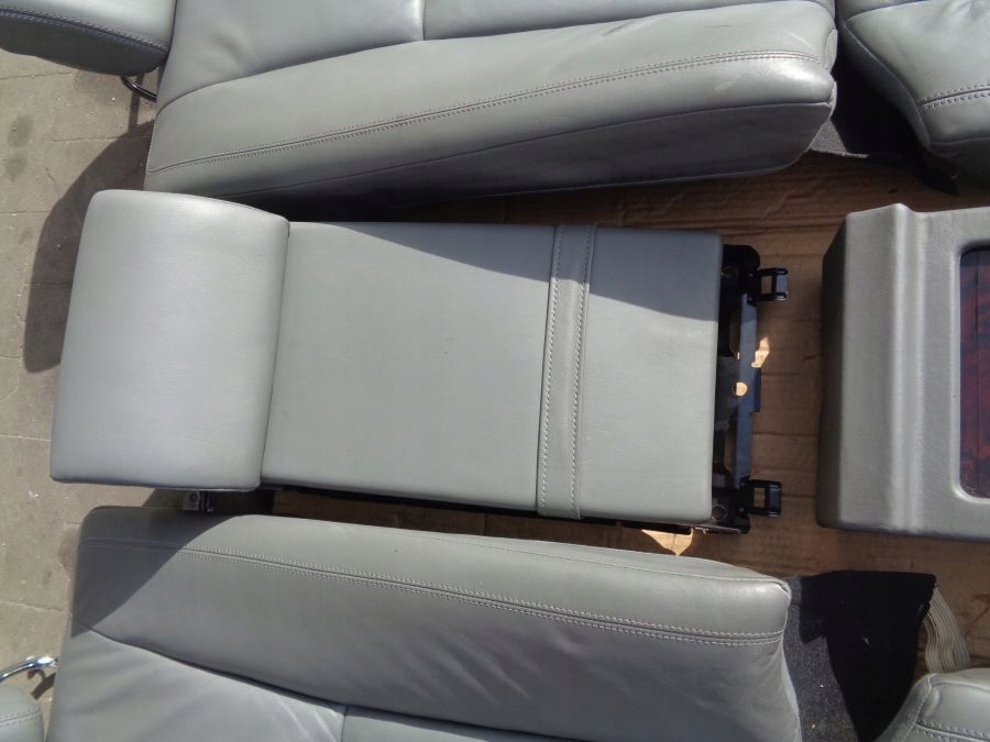 фото №13, Mercedes s w221 заднє сидіння long сіра шкіра шкіряний