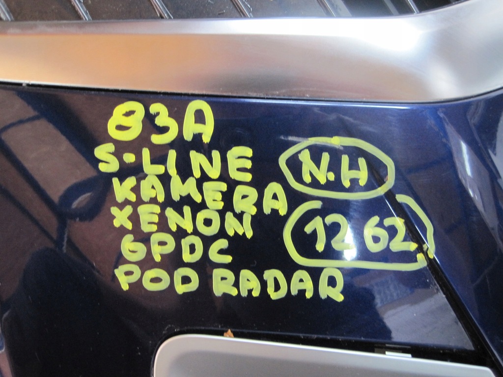 фото №15, Бампер audi q3 83a s-line камера 6 pdc ксенон передний