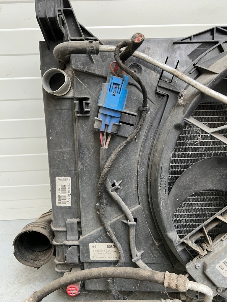 фото №10, Комплект радіатор радіатор mercedes b-klasa w245 дизель автоматична коробка передач