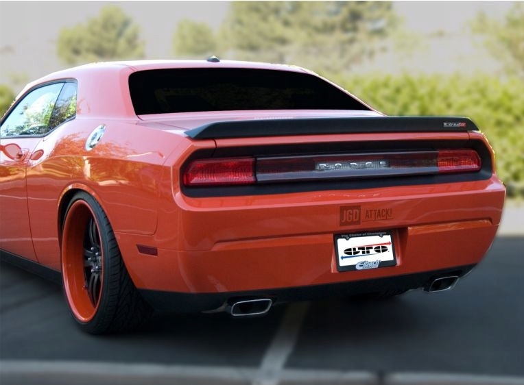 фото №9, Dodge challenger srt 08-21 srt плоский спойлер challenger чёрный блеск abs !!