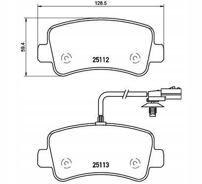 фото №1, Brembo гальмівні колодки гальмівні nissan nv400 box