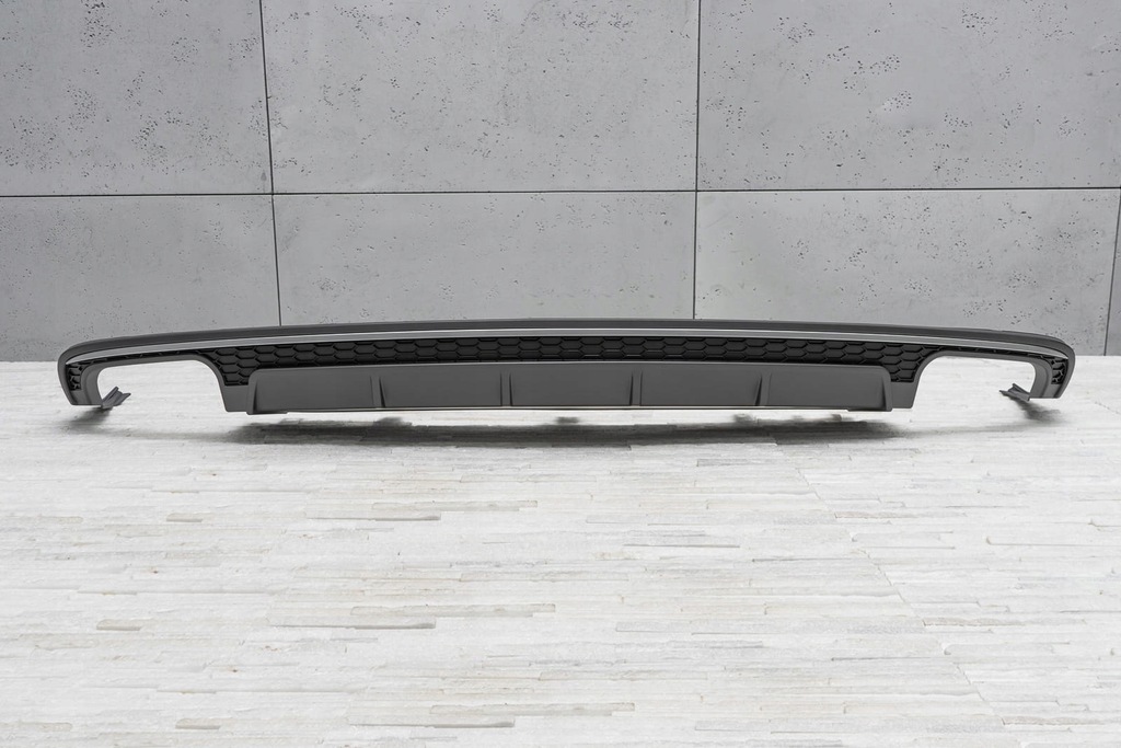 фото №7, Audi a6 c7 4g 2015-2018 po faceliftingu диффузор бампера tylnegostyl slim