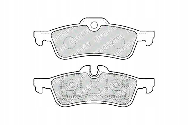 фото №2, Delphi lp1912 набор тормозных колодок тормозных, тормоза дисковые