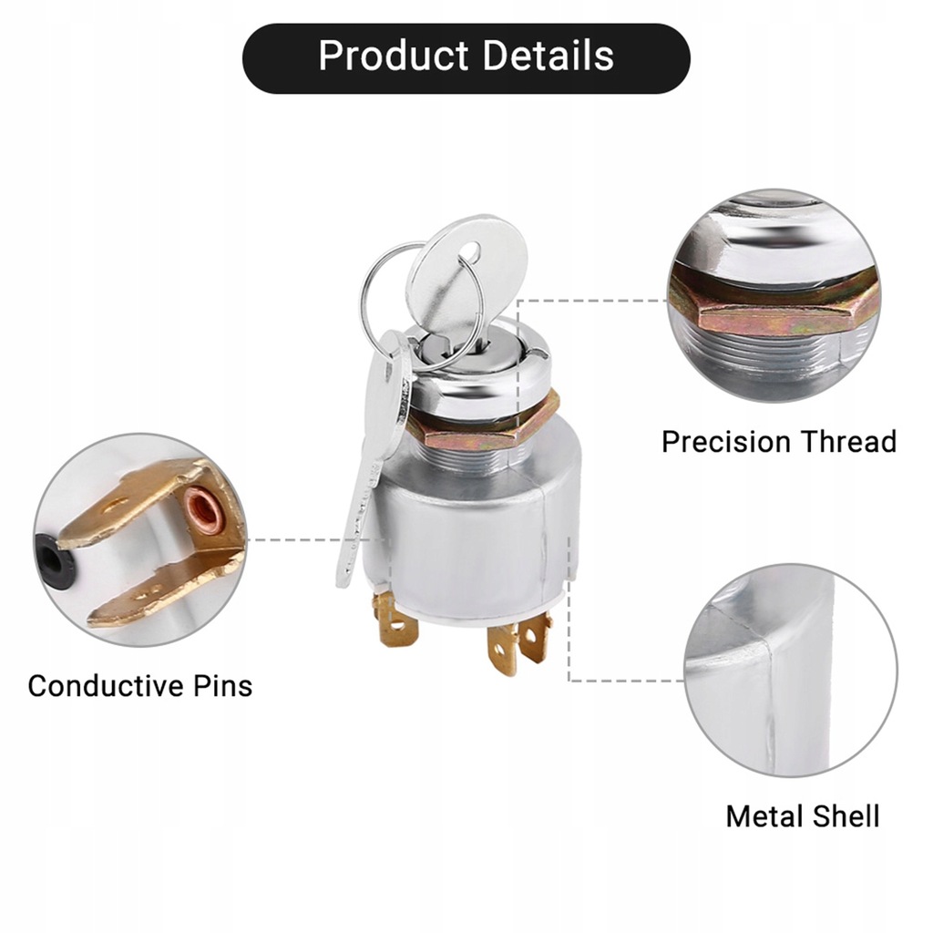 фото №7, Вкладыш замка зажигания do universal car авто 12v