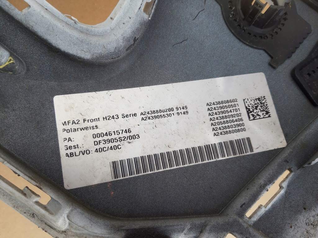 фото №13, Mercedes eqa бампер перед передній litwy хром