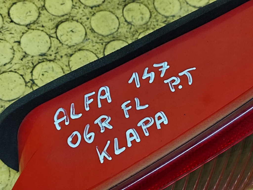 фото №11, Alfa romeo 147 lift лампа правый задняя w крышка 60693791