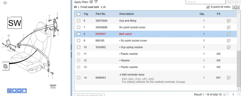 фото №7, Volvo s60 2001 ремни безопасности