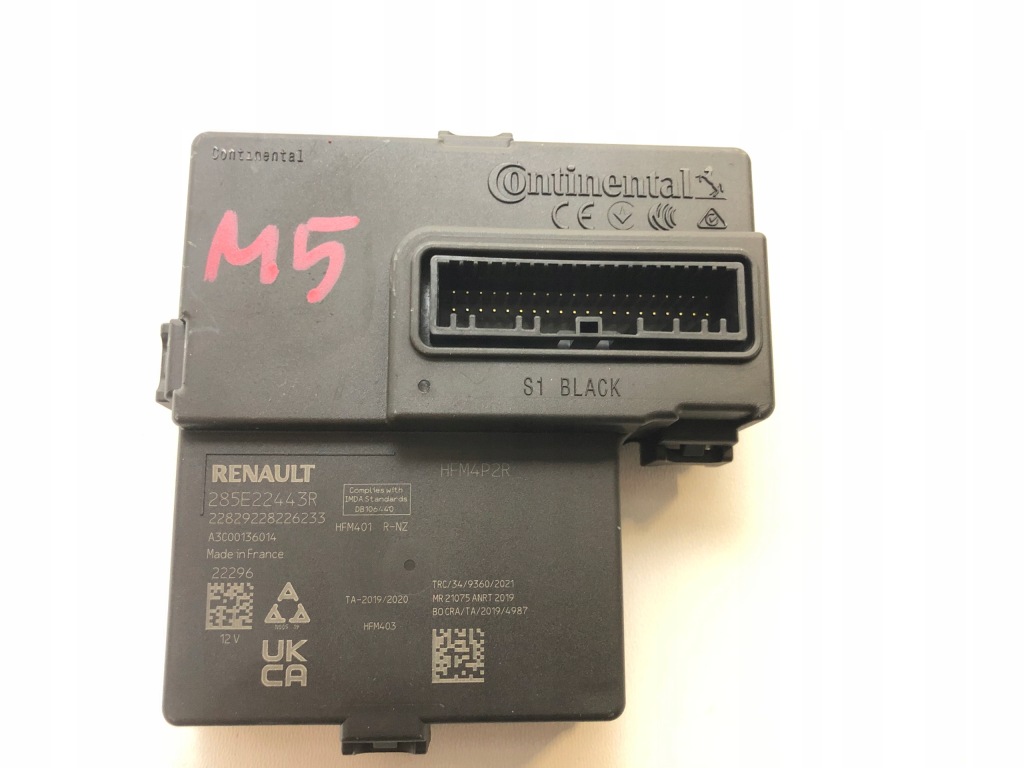 фото №1, Renault megane v e-tech модуль блок управления 285e22443r