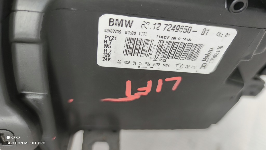 фото №8, Bmw e81 e87 lift lci фара правый лампа правая
