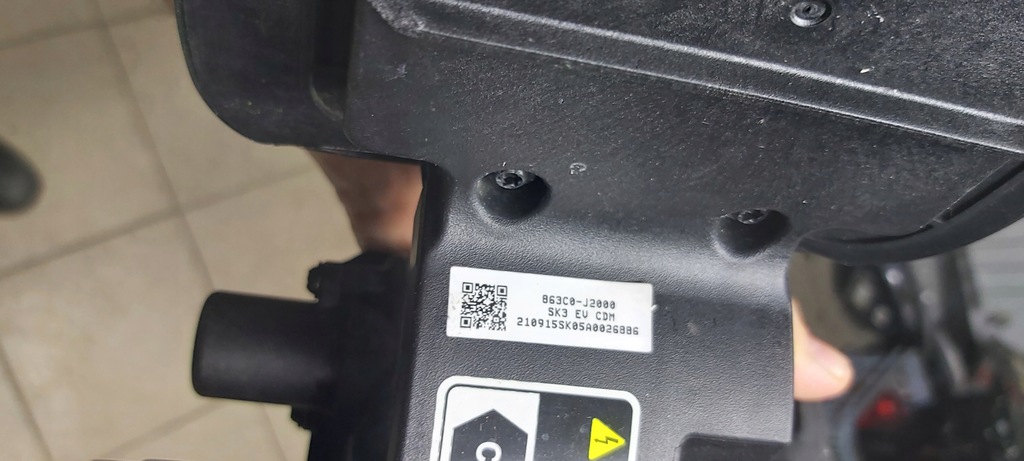 фото №12, Крышка разъём зарядки kia e-soul ev ii 2 19- 863c0-j2000