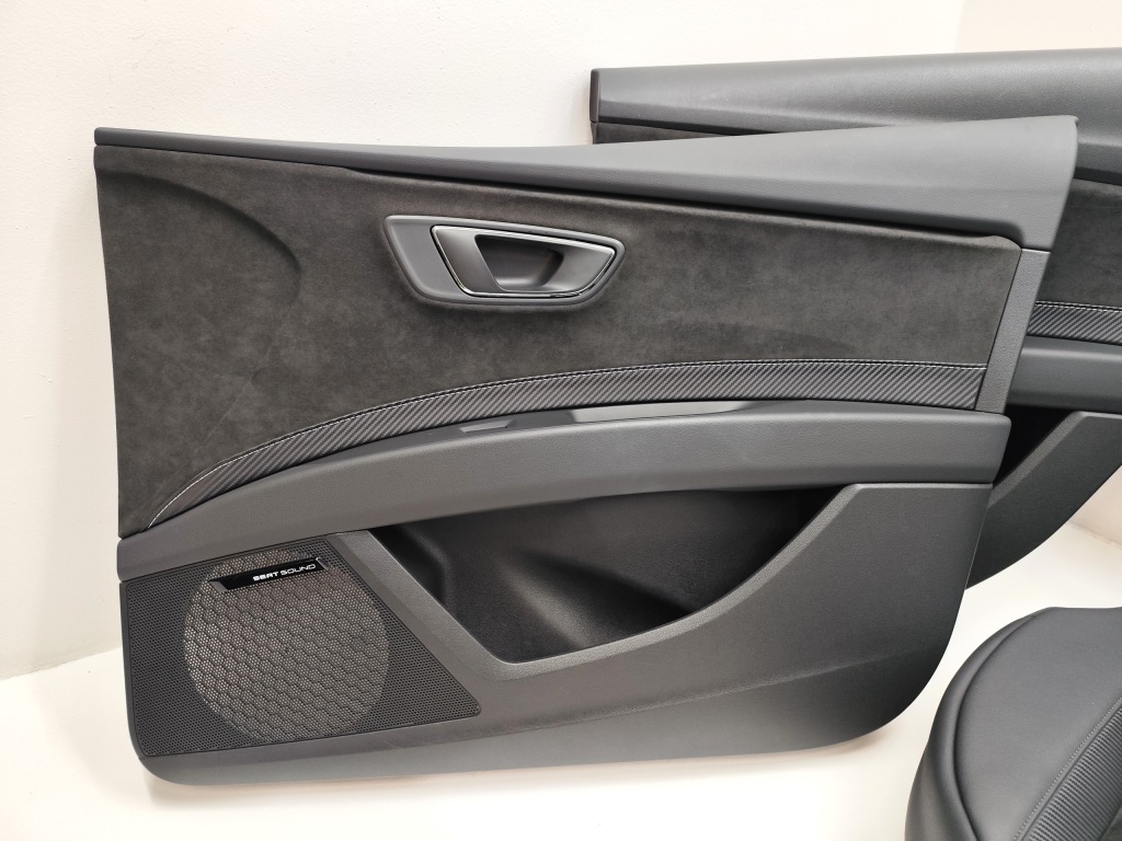 фото №13, Cupra seat leon 5f kombi lift сидіння заднє сидіння обшивки шкіра alcantara комплект