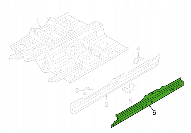Купить Volvo xc90 ii левый порог обшивка внутреннее org