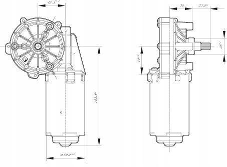 Моторчик дворник scania r bosch 986 337 209 Доставка