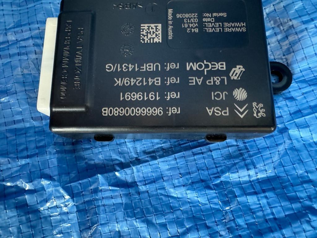 фото №8, Модуль блок керування сидіння peugeot citroen 9666600680