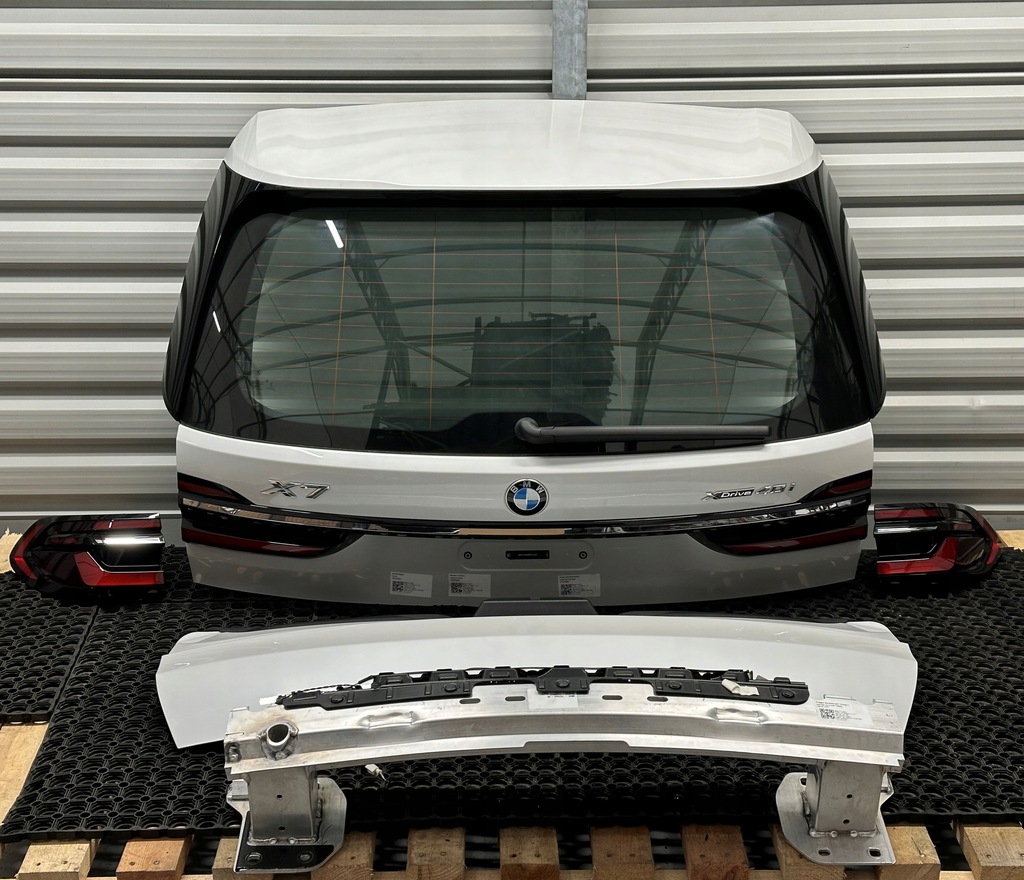 фото №8, Bmw x7 g07 lci m набор крышка багажника борт бампер лампы задняя камера балка a96