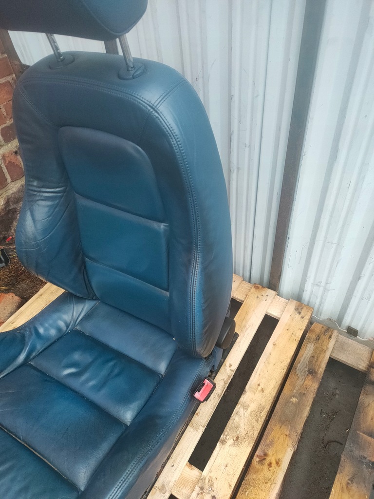 фото №7, Сиденье правый перед водителя audi tt 8n niebieski кожа