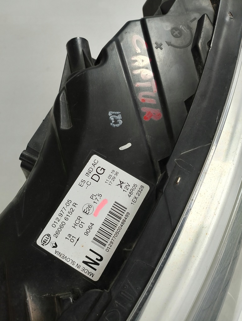 фото №9, Renault captur i lift лампа фара full led левый 260606152r
