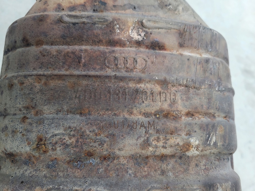 фото №8, Audi s8 d2 a8 4.2 360 km lift труба выхлопная корпус катализатора гаситель