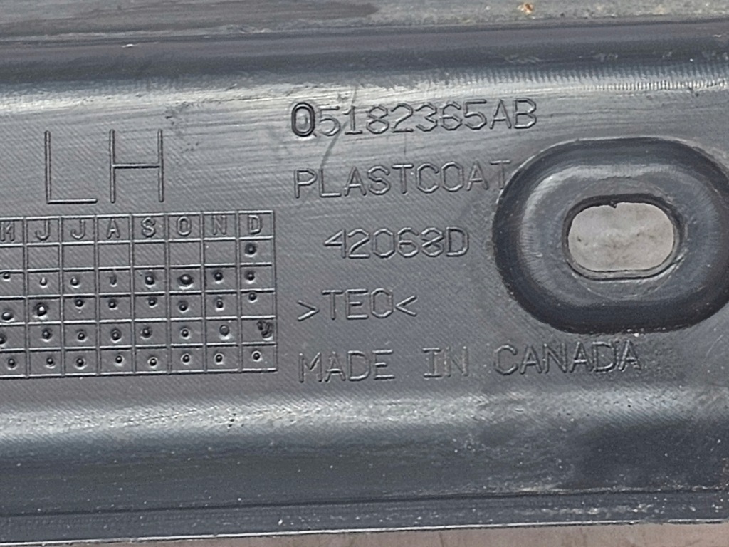 фото №9, Dodge ram 09- напрямна задній захист підкрилок 05182364ab 05182365ab usa